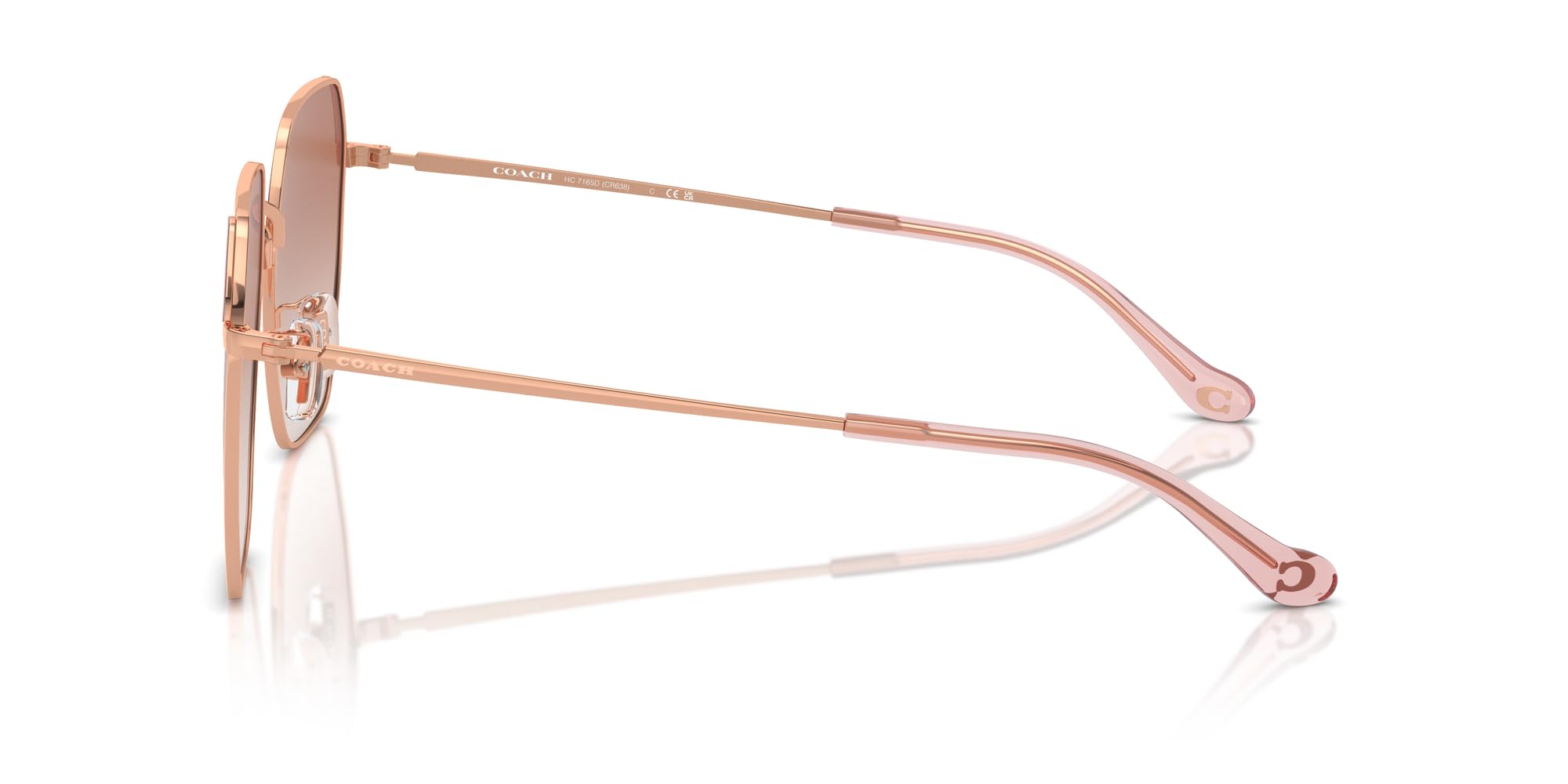 Coach Women's HC7165D Square Sunglasses - Classic Designer Shades for Women, UV Protection, Stylish & Comfortable - Perfect for Outdoor, Beach, and Everyday Fashion