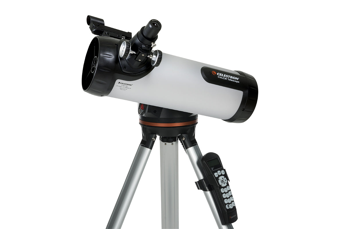 114LCM Computerized Telescope for Adults & Beginners - High Power Astronomy Telescope with Auto Tracking for Stargazing, Moon & Planet Viewing - Perfect for Backyard Astronomy & Astrophotography