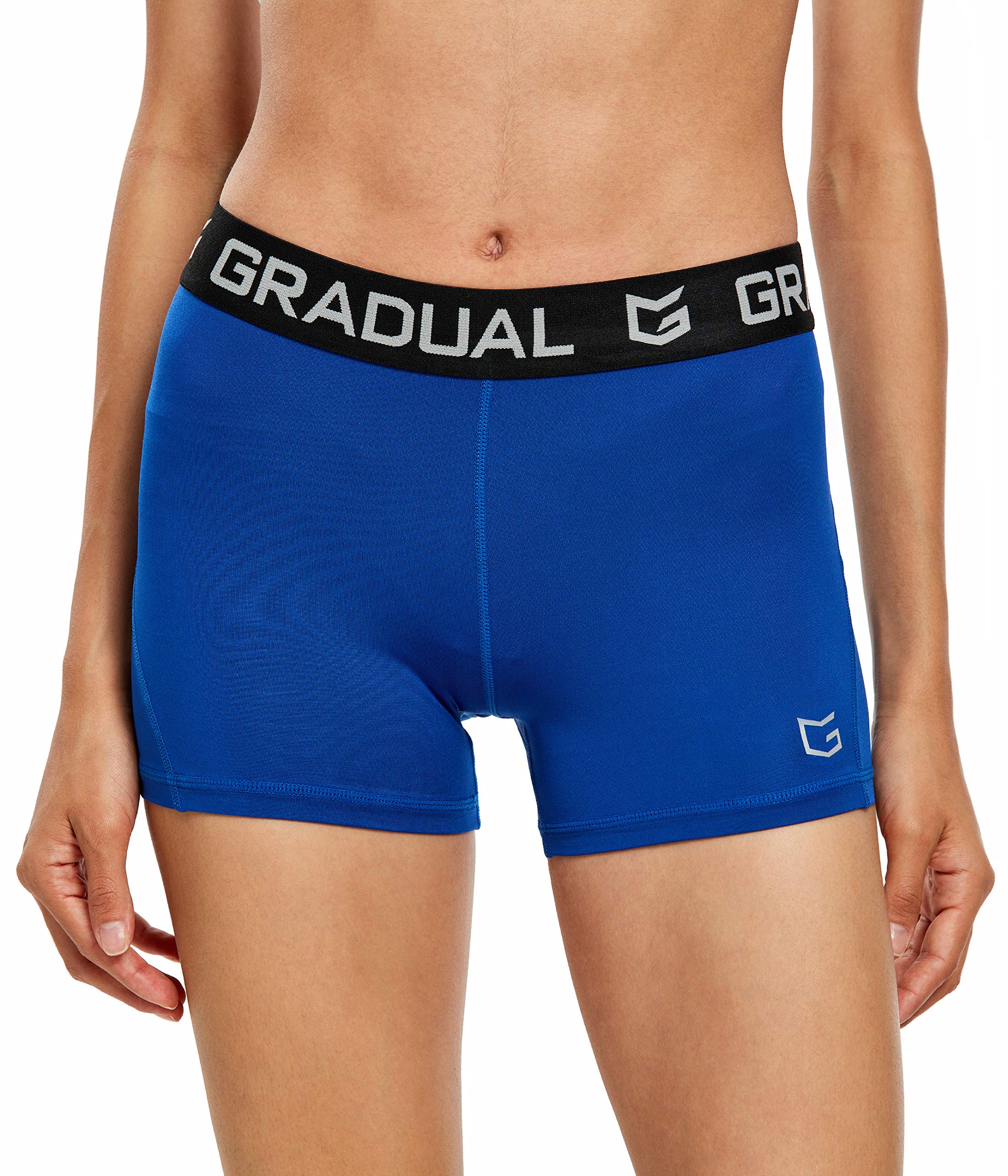 Best Women's Spandex Compression Volleyball Shorts - 3