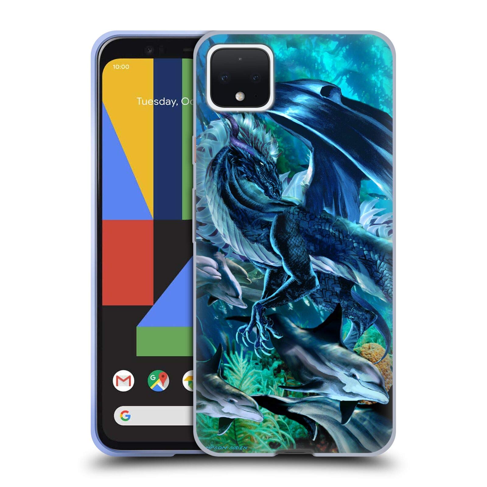 Ruth Thompson Sea Frolic Dragons Google Pixel 4 XL Case - Stylish Protection for Everyday Use