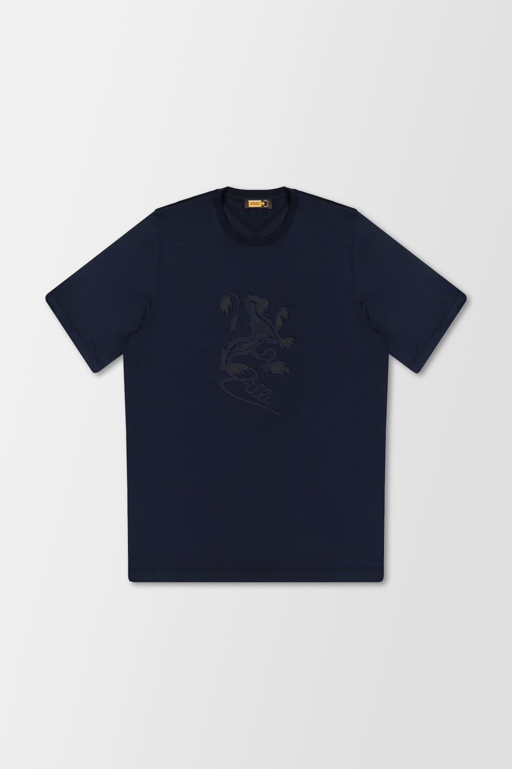 Zilli Navy Lion Graphic T-Shirt for Men - Stylish Casual Cotton Tee - Perfect for Streetwear, Outings & Everyday Comfort