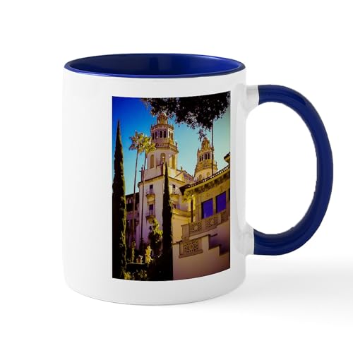 White/Navy Inside - Hearst Castle Mug
