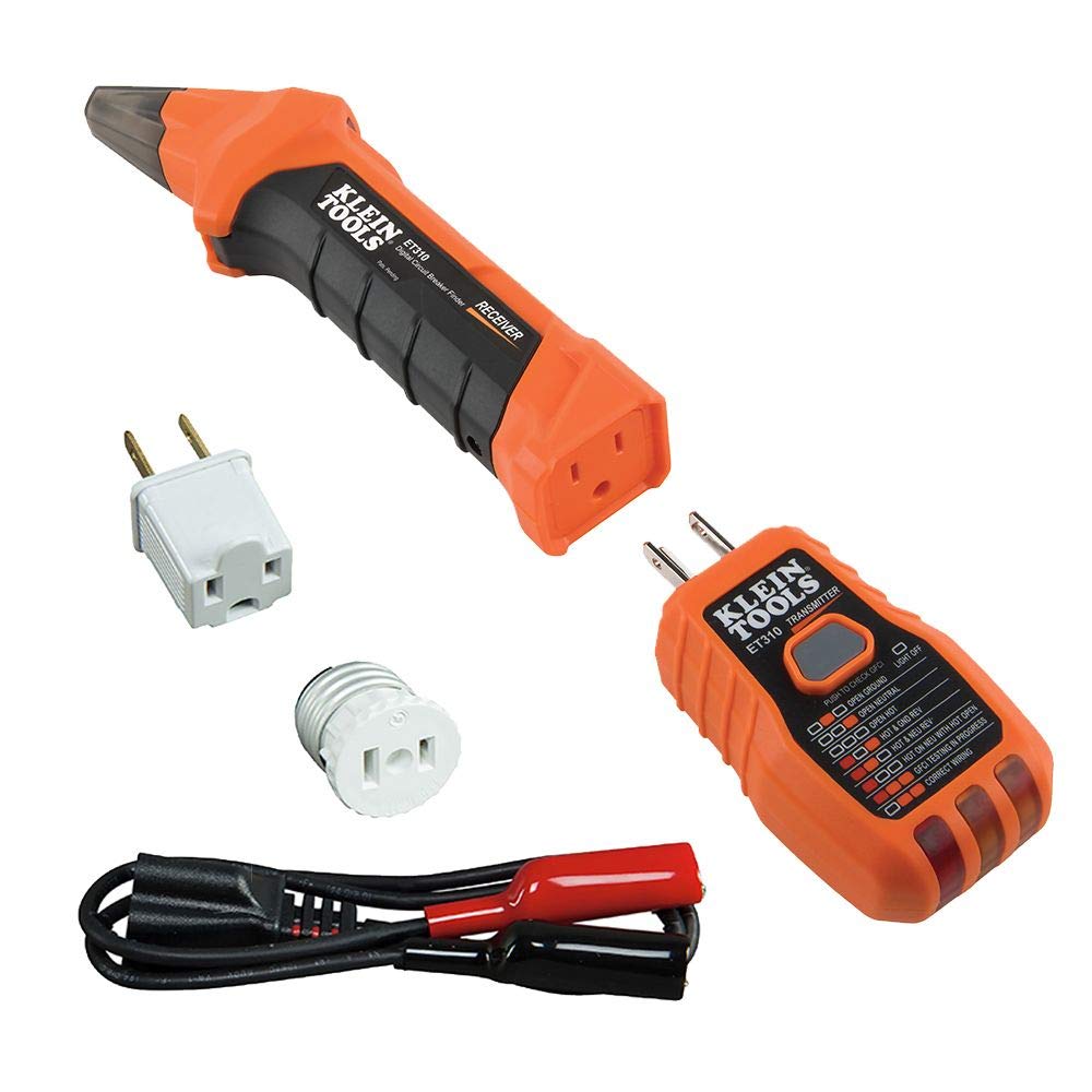 Klein Tools Circuit Breaker & Outlet Tester Kit (2-Piece) - Professional Electrical Testing Equipment for Home, Office & Industrial Use
