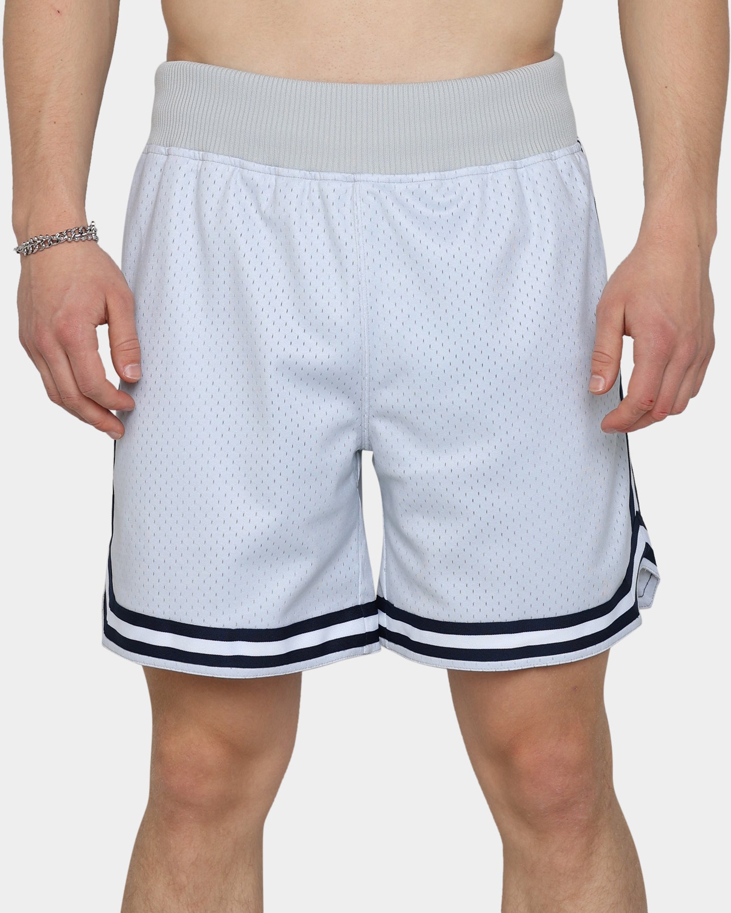 19Nine Georgetown Legacy Shorts - Grey - Comfortable Athletic Shorts for Men - Perfect for Basketball, Running, and Casual Wear