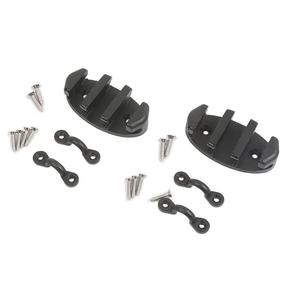 Thorn Kayak Anchor Cleat - Heavy Duty Line Cleat for Kayak Track & Rail Mount - Black Kayak Fishing Accessories - Perfect for Secure Anchoring & Rope Management While Fishing