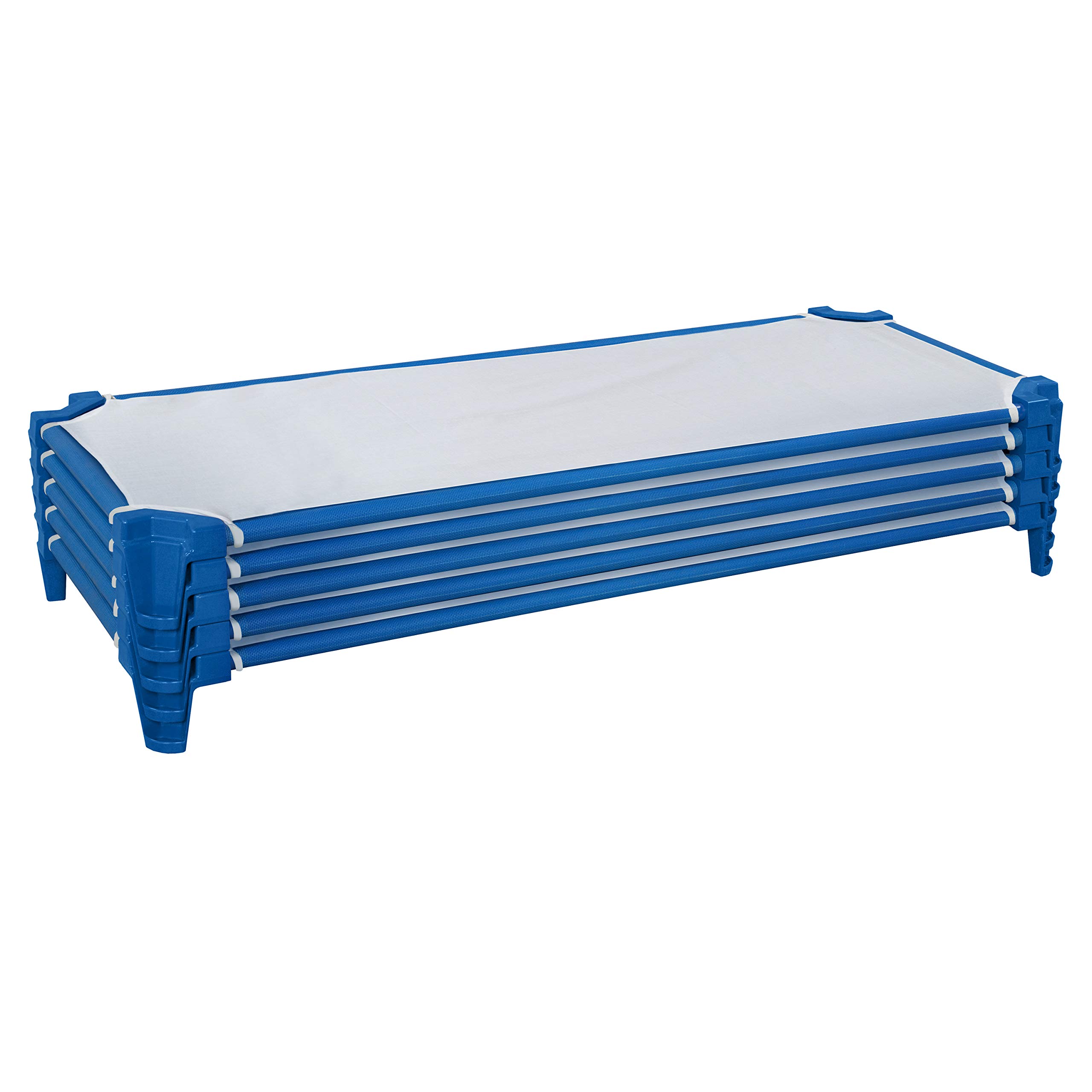 Wooden Toddler Nap Bed - Portable Camping Cot & Montessori Kids Bed for Playroom, Daycare, and Homeschool - Stackable Design for Space Saving - Perfect for Napping, Playtime, and Classroom Use