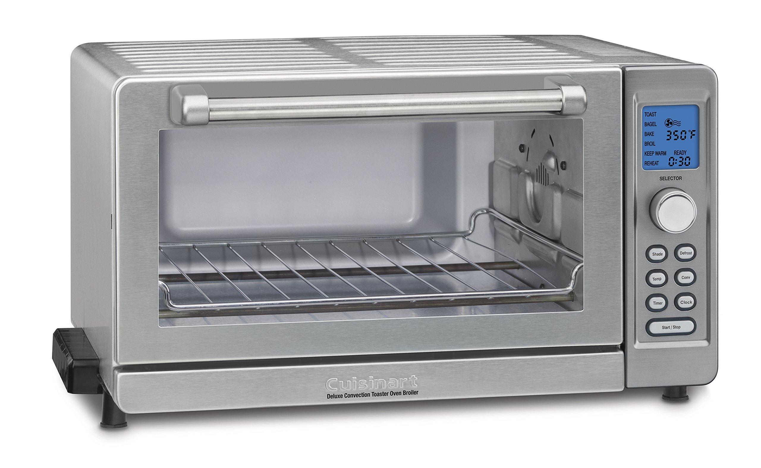 Cuisinart Deluxe Convection Toaster Oven Broiler with Baking Pan - Brushed Stainless Steel Countertop Oven for Baking, Roasting & Broiling - Perfect for Small Kitchens, Dorms & Apartments