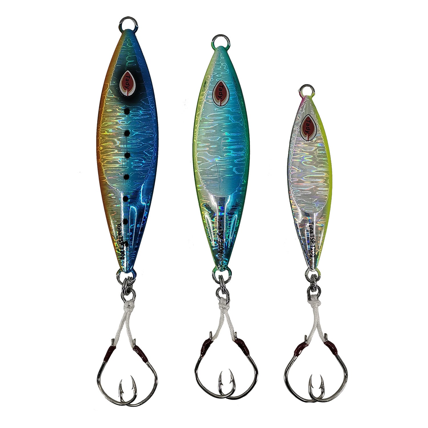 Tady TSP Tuna Slow Pitch Jigs - Premium Saltwater Fishing Lures for Tuna, Grouper & Snapper - Perfect for Deep Sea Fishing & Offshore Angling