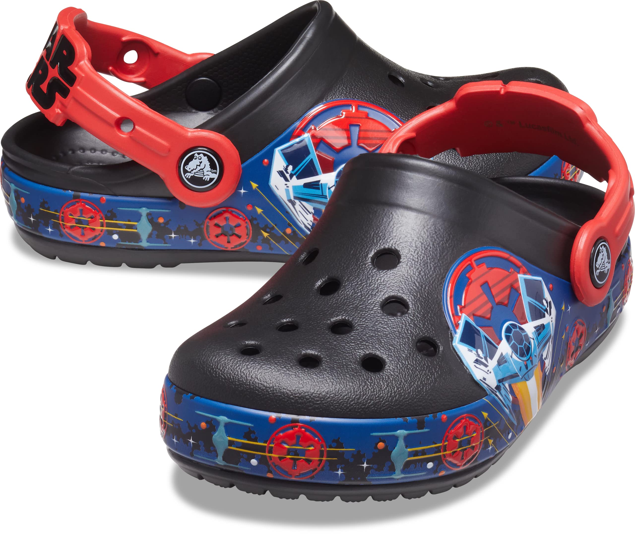 Crocs Kids' Star Wars Light Up Clogs - LED Light Up Shoes for Boys & Girls | Fun Light-Up Footwear for Playtime, Parties & Everyday Wear