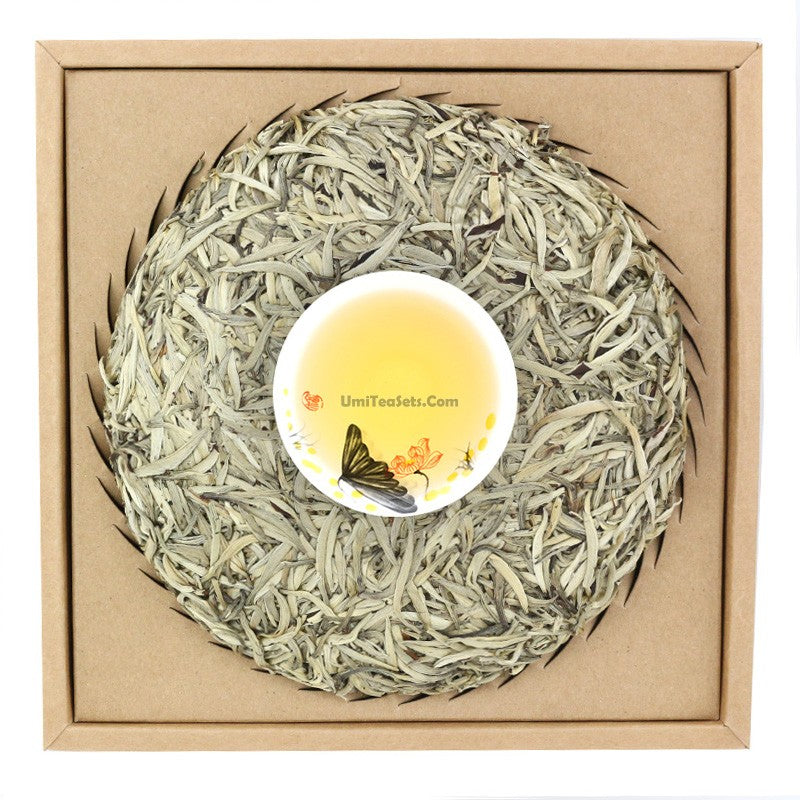 Premium Fuding Jinggu White Tea Loose Leaf - Organic & Handpicked - Delicate Floral Aroma - Perfect for Relaxation, Meditation & Afternoon Tea Time
