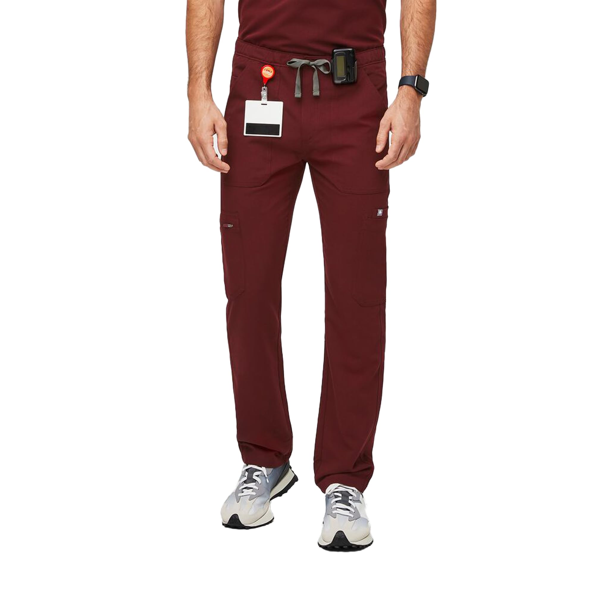 FIGS Cairo Cargo Scrub Pants for Men - Classic Straight Leg Fit, 9 Pockets, 4-Way Stretch, Anti-Wrinkle, Comfortable Medical Scrubs for Doctors & Nurses | Perfect for Hospital Shifts & Clinical Work