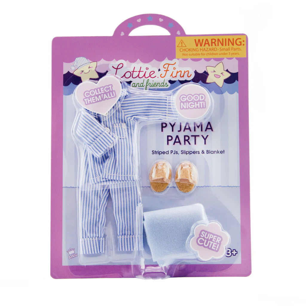 Lottie Doll Pyjama Outfit - Adorable Sleepwear Set for Kids & Toddlers - Perfect for Bedtime, Dress-Up & Pretend Play