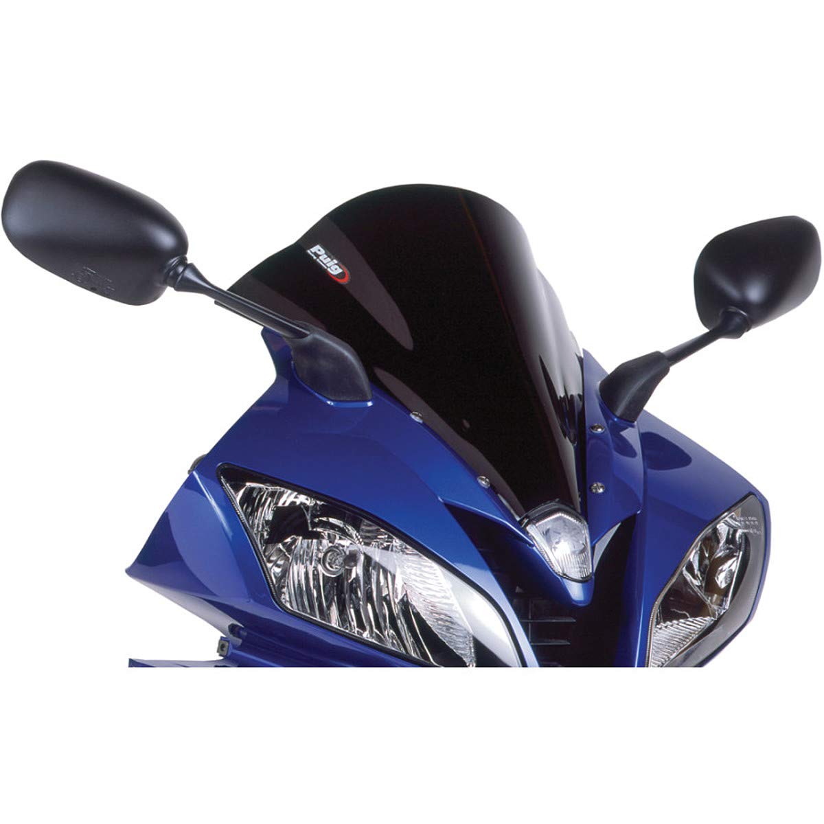 Puig Racing Windscreen Black for BMW F800R F800 R 2009-2010 - Motorcycle Windshield for Enhanced Aerodynamics & Comfort on Road Trips