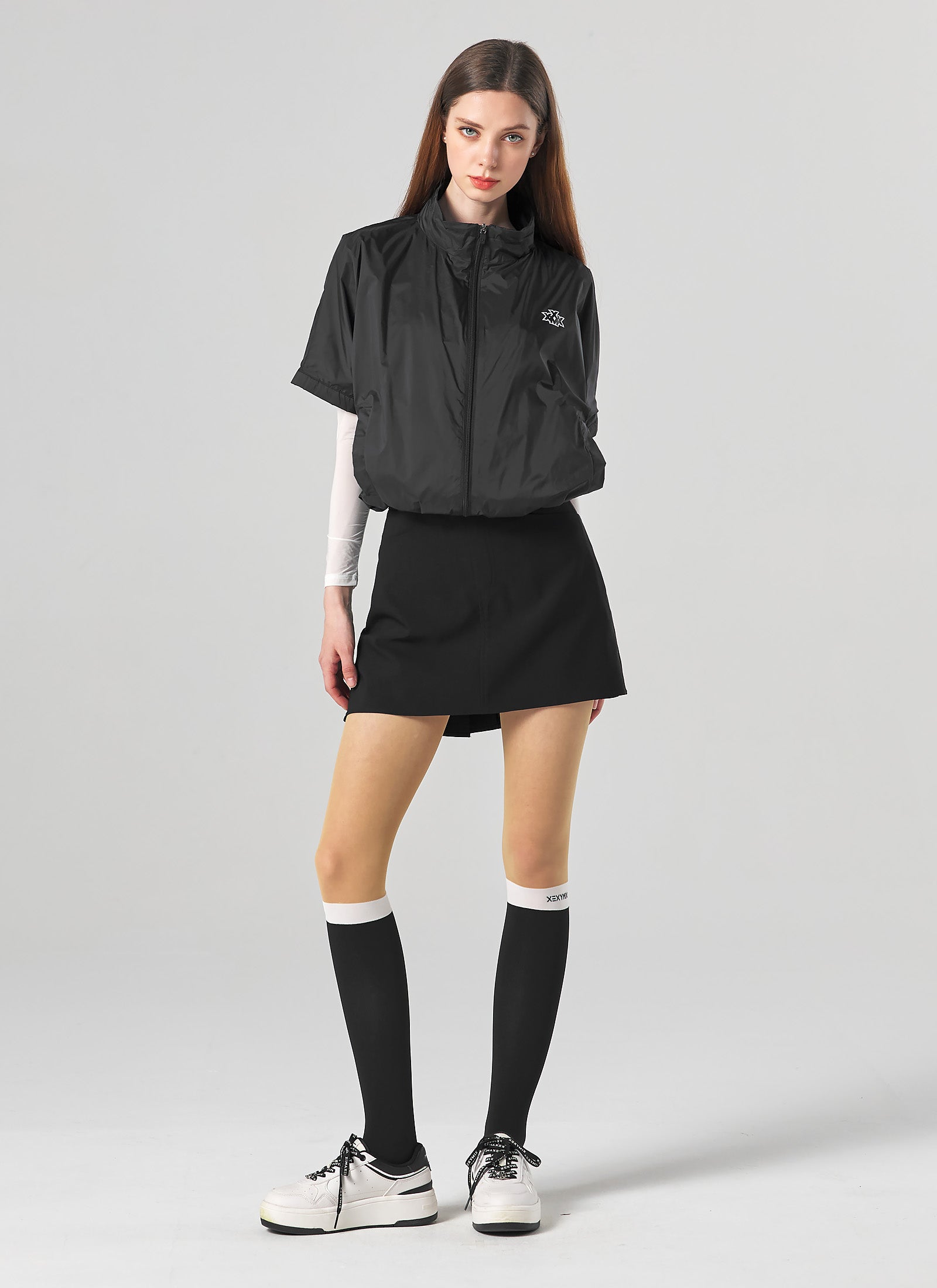 Elegant Back Pleated Stretch Skirt for Women - Comfortable High Waist Flowy Midi Skirt - Perfect for Office, Party & Casual Wear