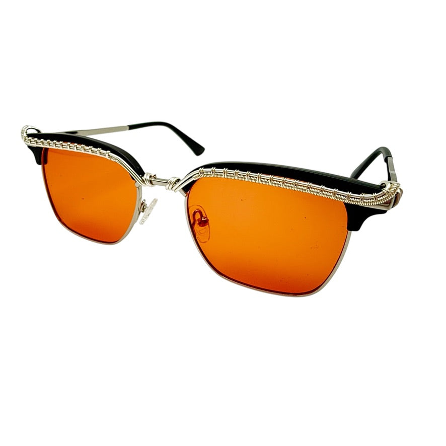 Wired Wayfarer Sunglasses - Classic Retro Style UV Protection for Men & Women - Perfect for Outdoor Activities, Travel, and Fashion Accessories