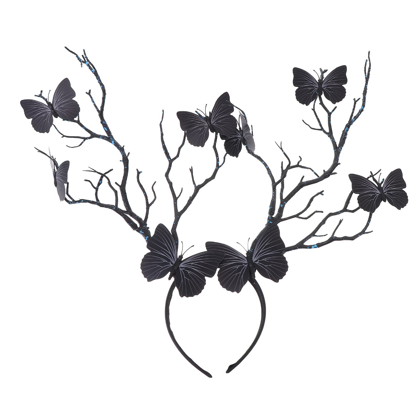 FRCOLOR Antler Headband for Women & Girls - Halloween Deer Horn Crown, Tree Branch Headpiece, Cosplay Headdress - Perfect for Halloween Parties, Costume Events, and Themed Photo Shoots