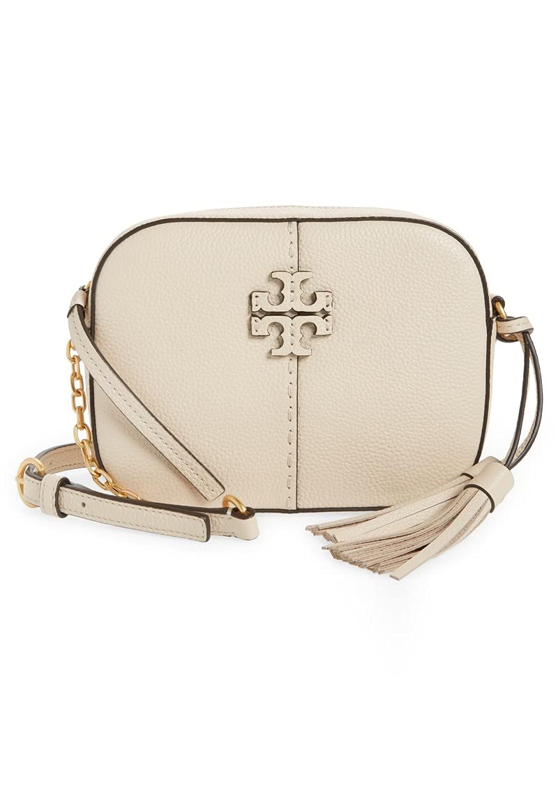 Tory Burch Women's McGraw Camera Bag - Stylish Leather Crossbody Purse for Everyday Use, Travel & Work | Perfect Gift for Her
