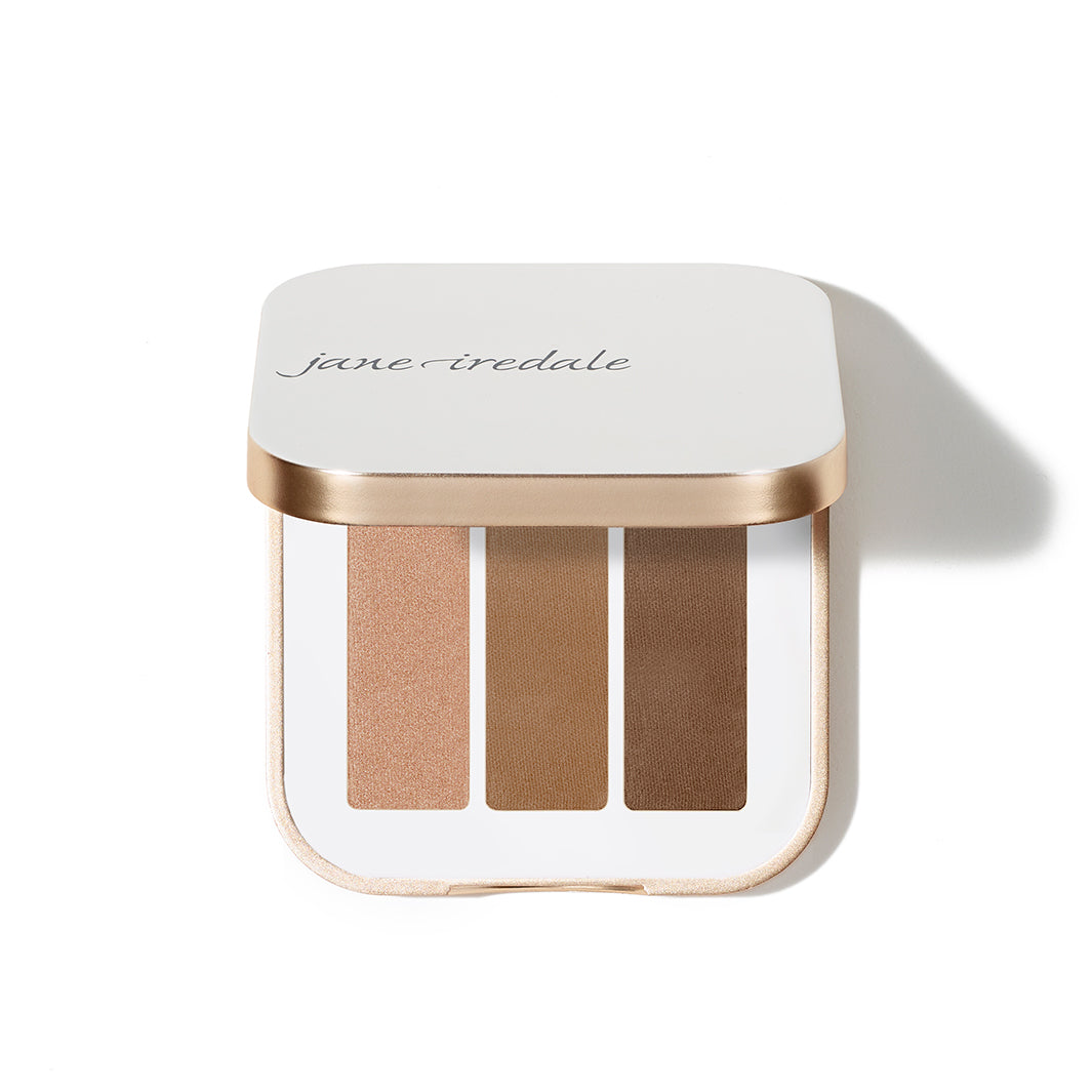 Jane Iredale PurePressed Triple Eyeshadow - Vegan, Mineral-Based Pressed Powder for Natural Eye Makeup | Perfect for Daytime, Evening & Special Occasions