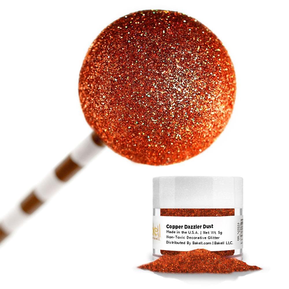 Premium Copper Dazzler Dust® - Bulk Wholesale Glitter for Crafts, DIY Projects & Nail Art - Perfect for Resin Jewelry, Scrapbooking & Home Decor