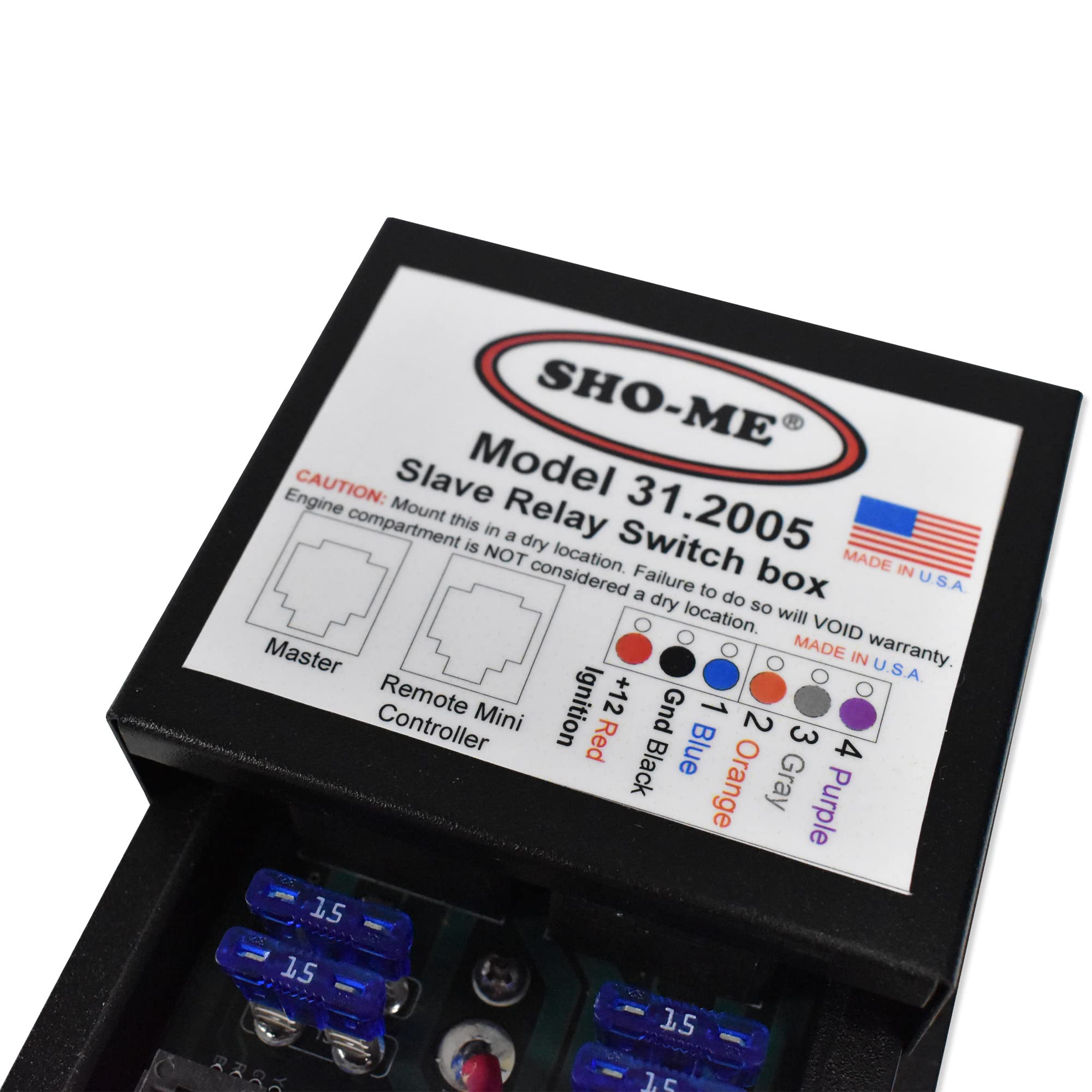 A'BLE Sho-Me 4 Function Undercover Switch Box - Multi-Purpose Electrical Control Panel for Home, Office & Industrial Use