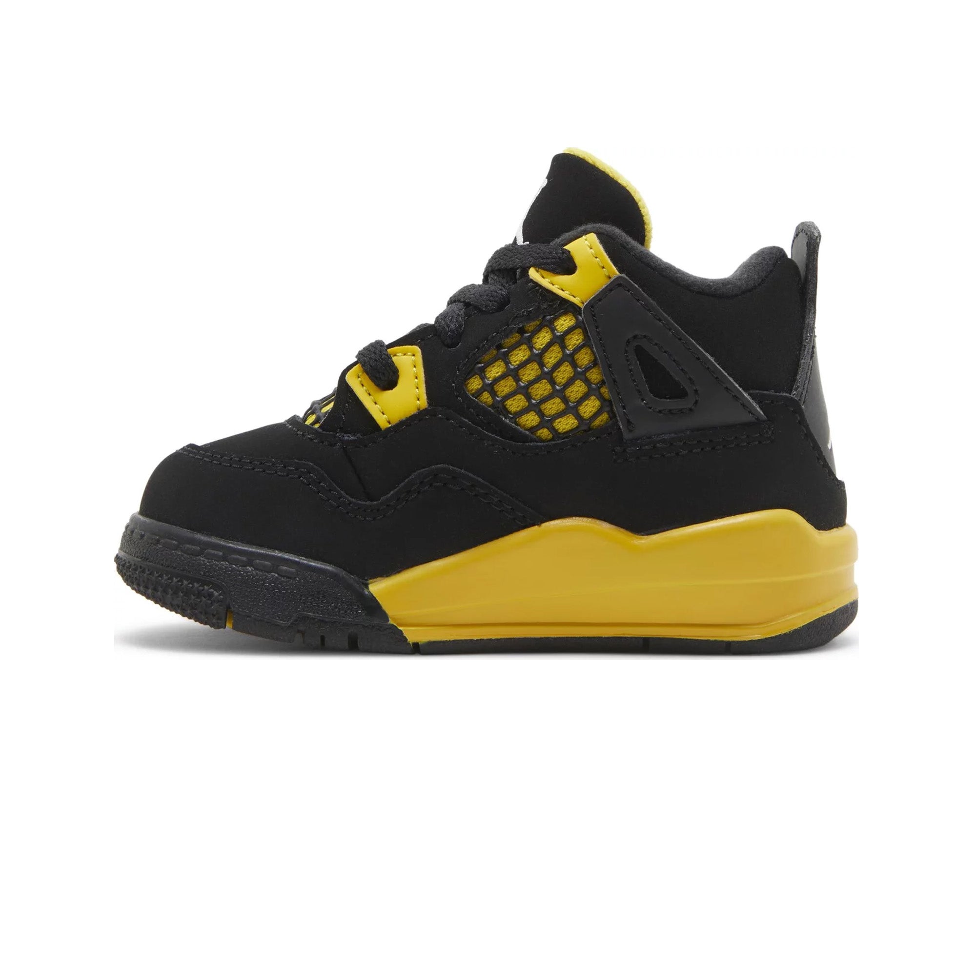 Air Jordan 4 Retro 'Yellow Thunder' TD Sneakers (2023) - Men's Basketball Shoes for Streetwear & Casual Style | Perfect for Sneaker Collectors & Fashion Enthusiasts