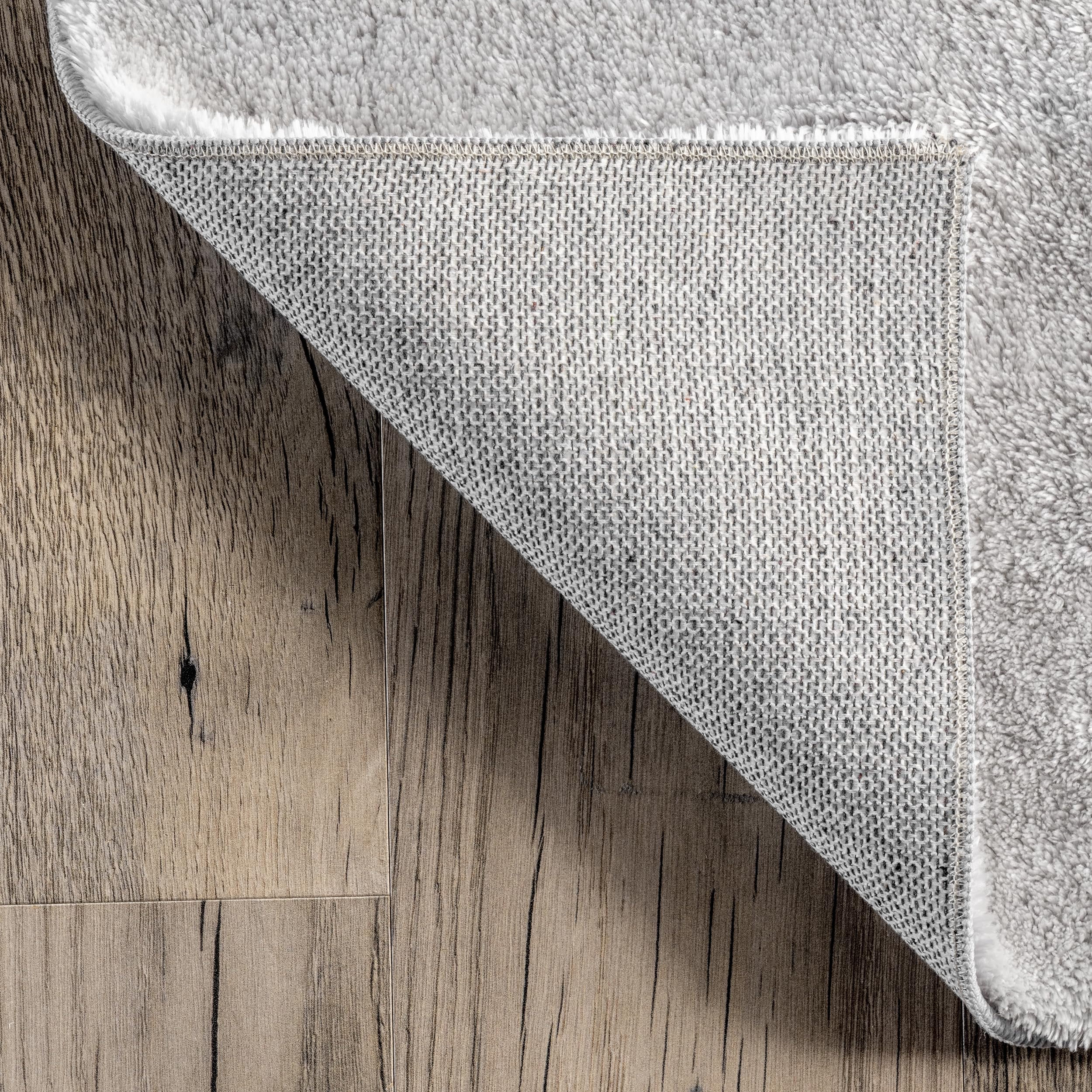 nuLOOM 2' x 10' Cozy Plush SuperiorWash Area Rug - Machine Washable, Non-Slip, Soft Fluffy Shag Carpet for Living Room, Bedroom, Kids Room & Nursery - Home Decor in Loni Light Grey | Perfect for Cozy Spaces, Family Gatherings & Stylish Home Makeovers