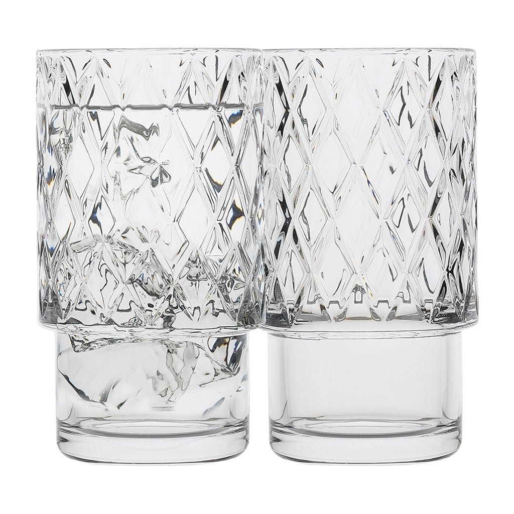 Ecology Dante Soda Lime Hi Ball Glasses 370ml (12.5oz) - Set of 6 Premium Drinking Glasses for Cocktails, Iced Coffee & Beverages - Perfect for Home Bar, Parties & Restaurants