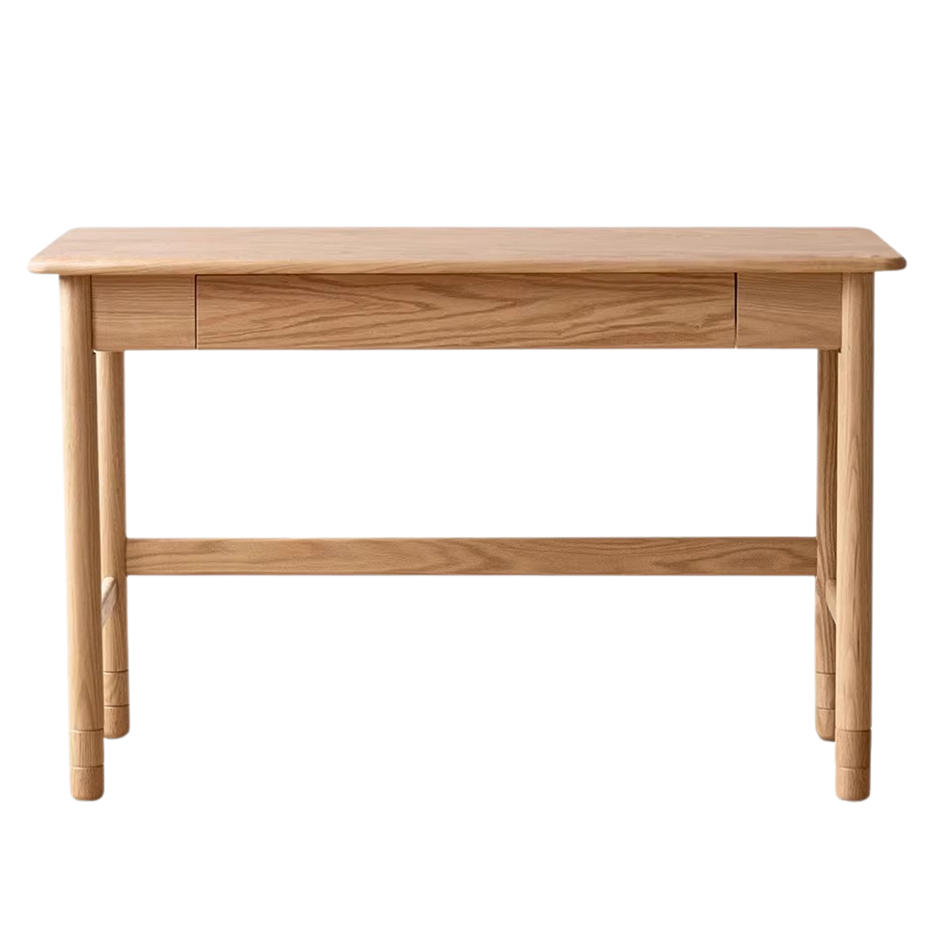 Solid Oak Wood Adjustable Height Kids Study Desk with Bookshelf - Perfect for Homework, Reading & Organizing in Bedroom or Playroom