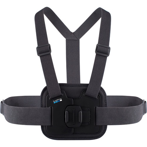 GoPro Chest Mount Harness - Adjustable Strap for Action Camera - Perfect for Skiing, Hiking, Cycling & Outdoor Adventures