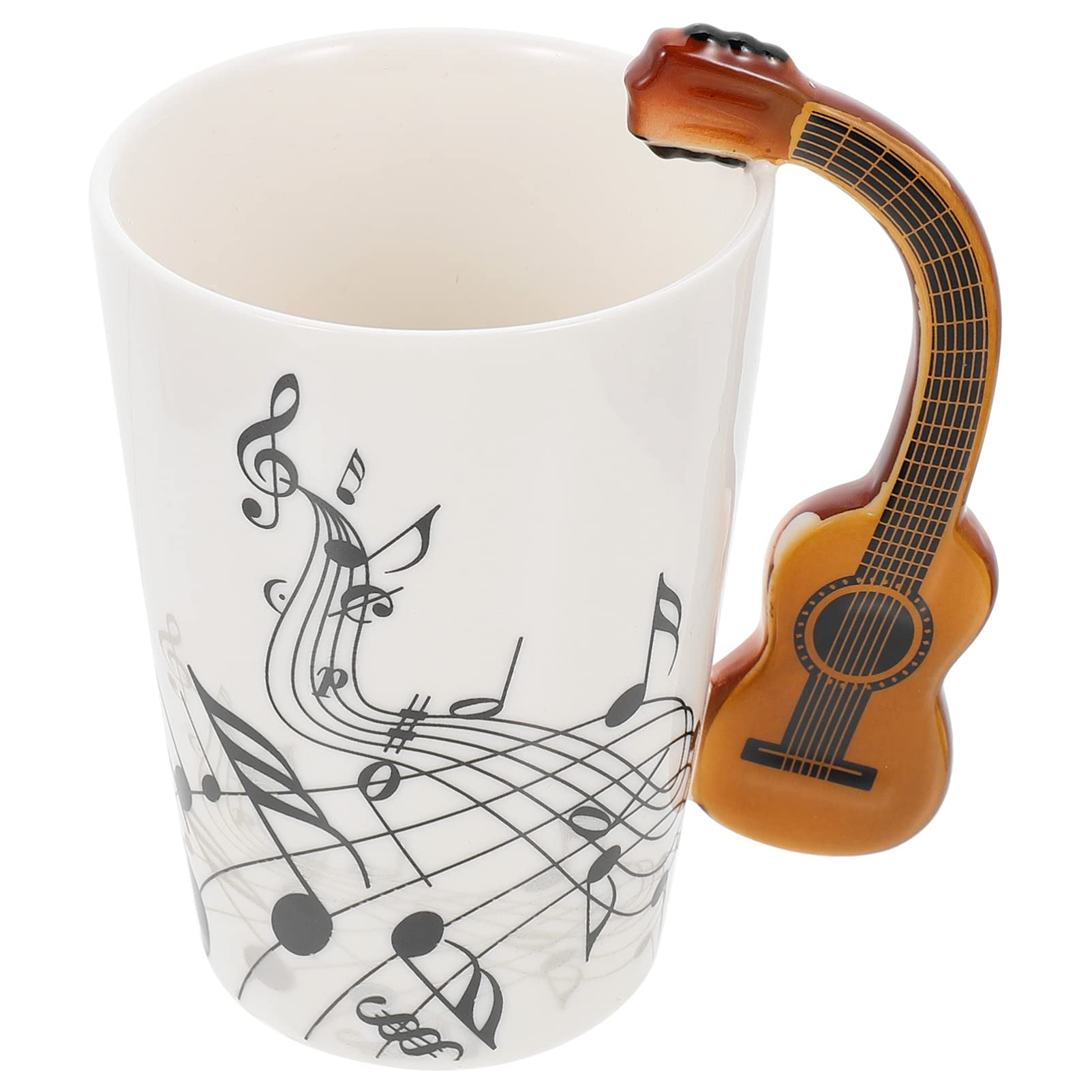 Custom Guitar Coffee Mug - Personalized Espresso Cup for Musicians & Teachers | Unique Gift for Music Lovers, Friends & Coffee Enthusiasts | Perfect for Home, Office & Travel Use | Holds Coffee, Tea & Hot Drinks