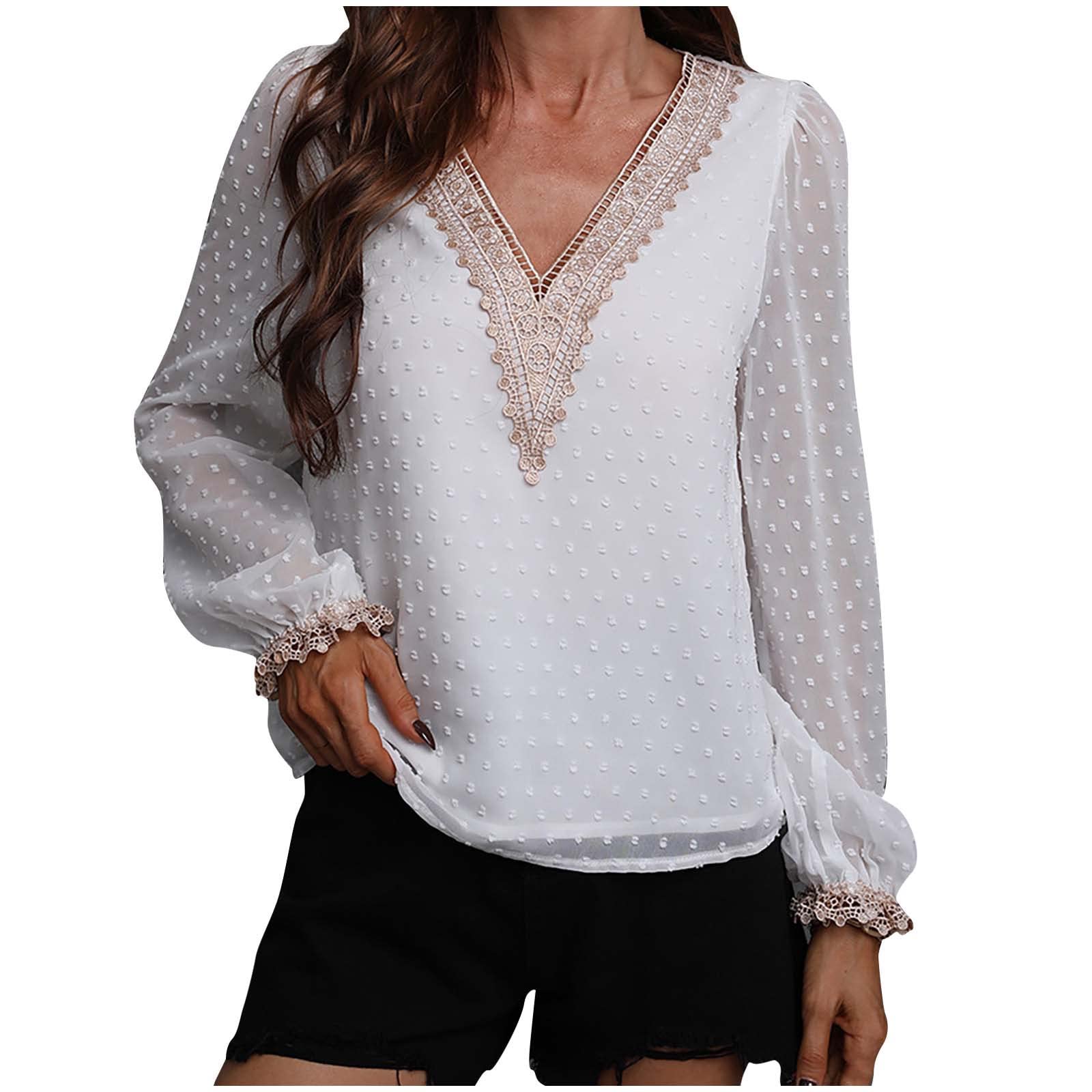 Plus Size Tunic Top for Women - Summer Short Sleeve Casual V-Neck Shirt | Comfortable & Stylish Mom Shirts for Everyday Wear, Work & Outings