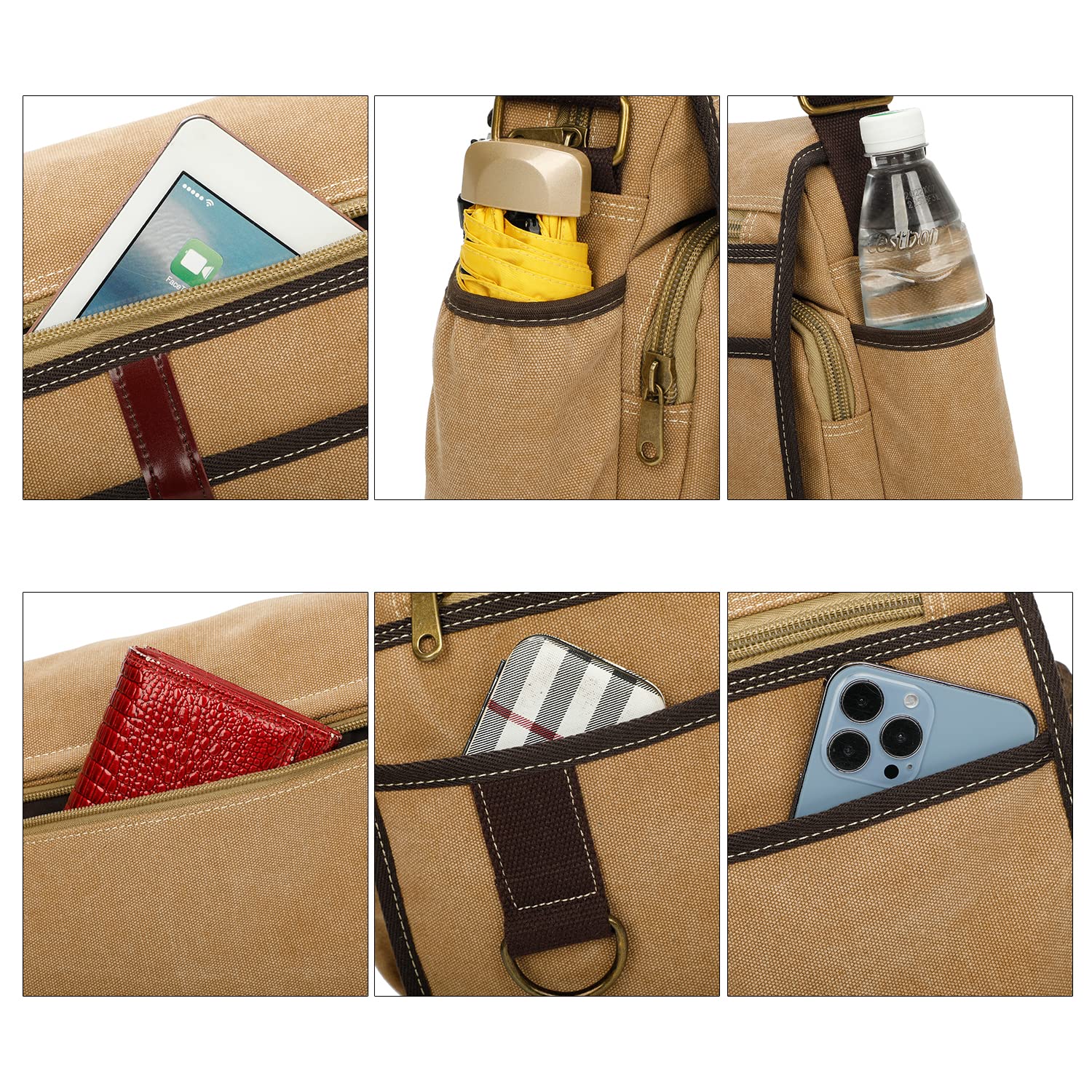 Canvas Messenger Bag 14