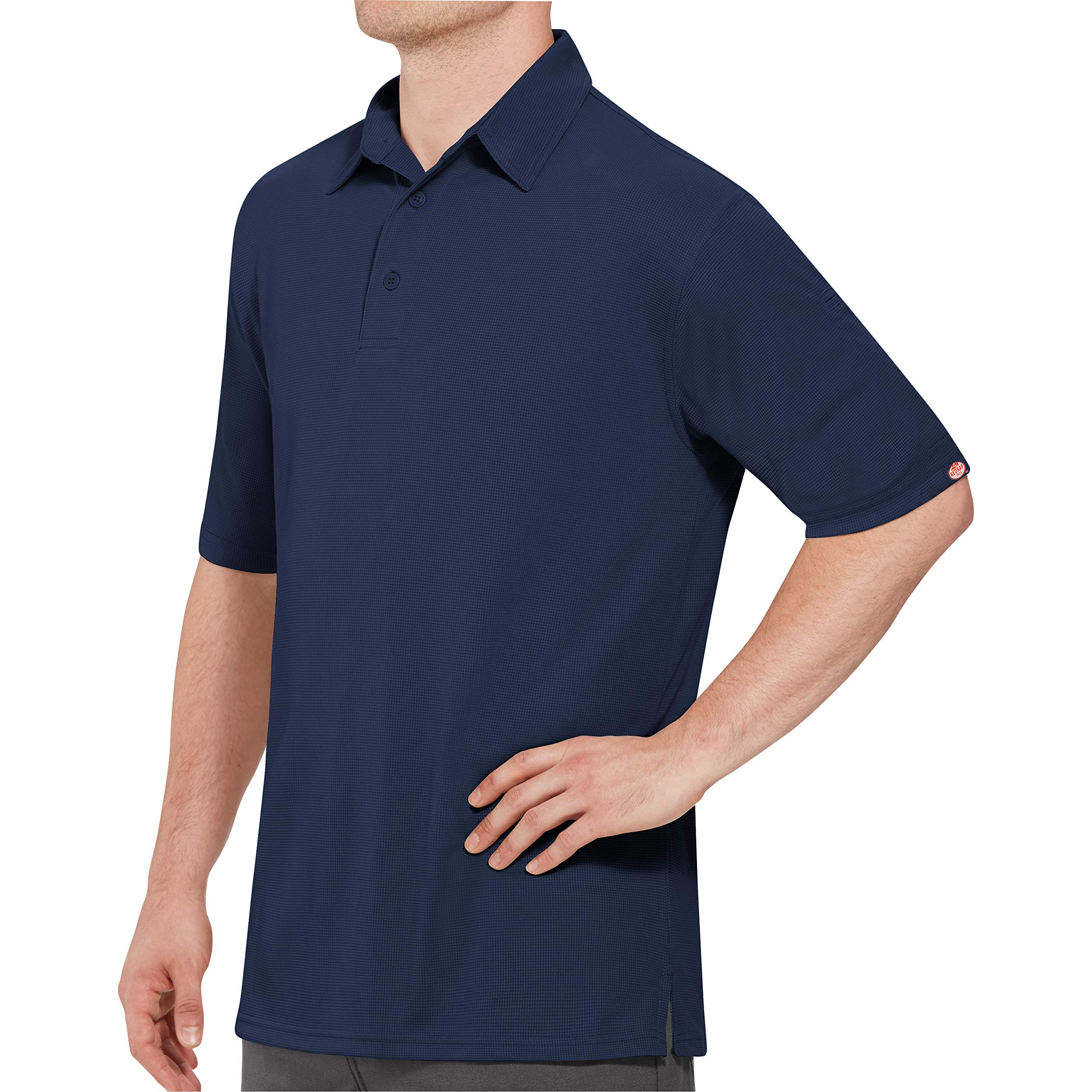Red Kap Men's Professional Polo Shirt - Moisture Wicking, Durable Work Shirt for Business Casual & Outdoor Activities
