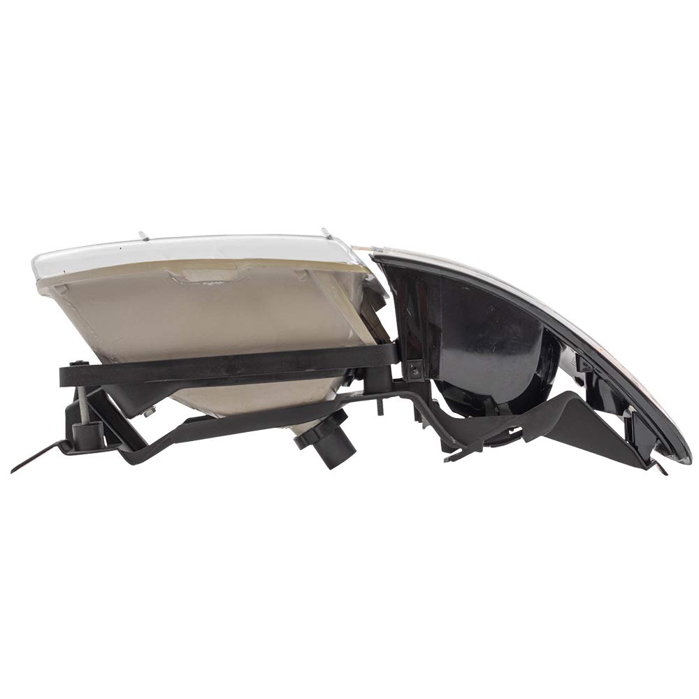 Brock Replacement Driver and Passenger Halogen Headlight Set - Compatible with 1997-2003 Pontiac Grand Prix | High-Performance Lighting for Night Driving & Enhanced Visibility