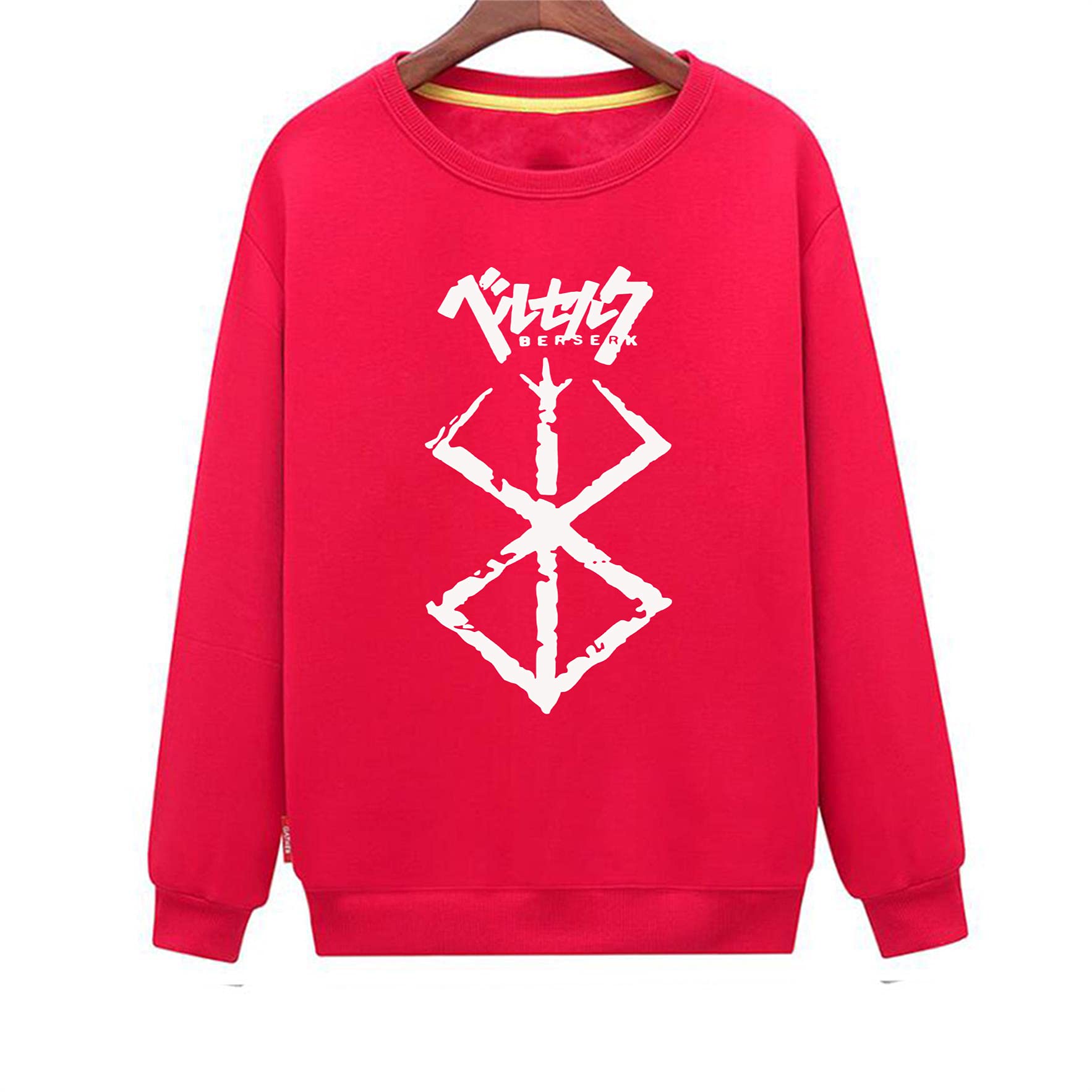 Women's Anime Berserk Symbol Sweatshirt | Guts Black Swordsman Graphic Hoodie | Casual Cosplay & Streetwear Fashion for Fans
