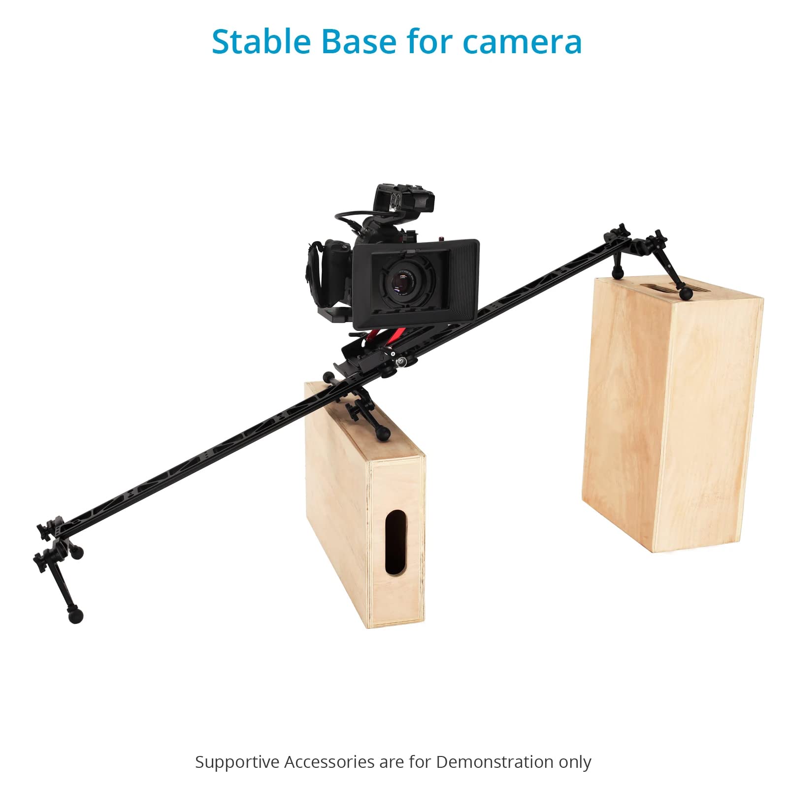 PROAIM Big Multi-Angle Wedge Plate for Camera Setup - 90° Adjustable Leveling Base with Bubble Level for Heavy & Light Cameras - Compatible with Tripod, Slider, Car Suction Mount & Gear Head (P-MWP-B) - Perfect for Film Production, Vlogging & Professional Photography