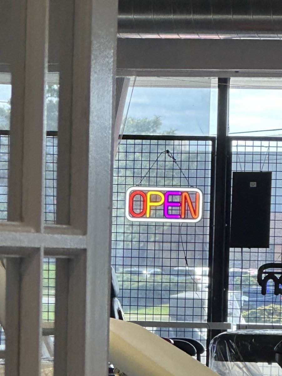 Open Sign - High-Quality LED Open Business Sign for Storefronts & Retail Shops - Perfect for Restaurants, Cafes & Retail Stores