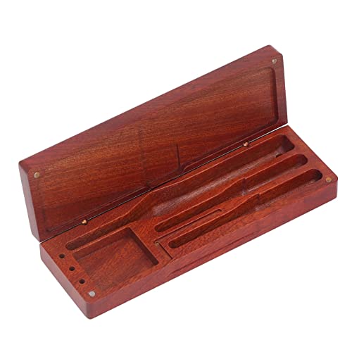 High Temperature Resistant Electric Soldering Iron Storage Box - Pine Wood Organizer with Large Capacity for Industrial & DIY Electronics Work | Compact Tool Case for Welding, Circuit Board Repair & Hobby Projects