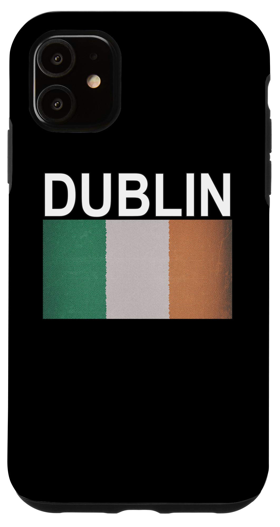 Dublin Design iPhone 11 Case - Retro Ireland Flag Protective Cover for Travel & Everyday Use