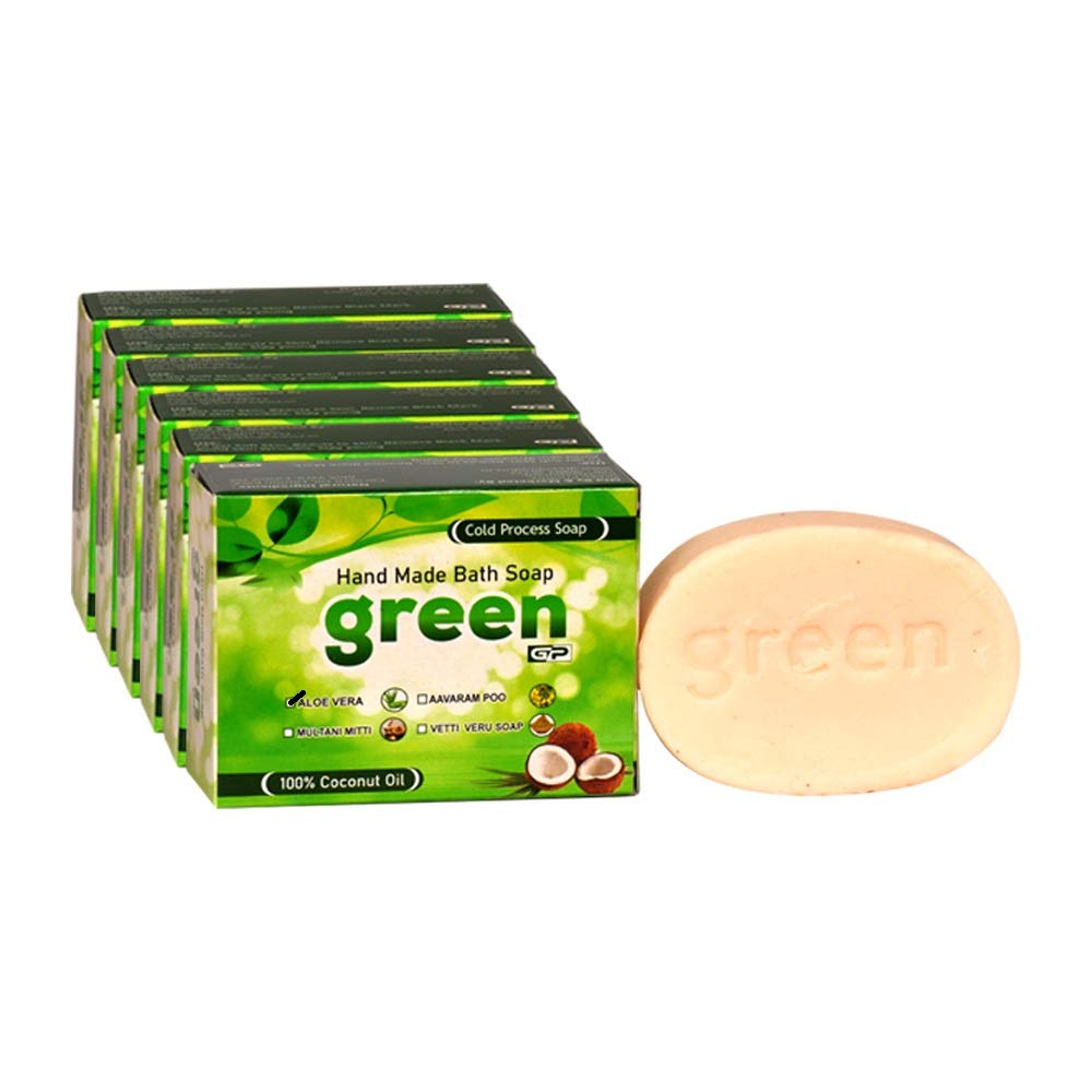 Organic Coconut Oil Soap Bar - 100% Pure, Cold Processed, Handmade Natural Bath Soap for Sensitive Skin (6 Pack, 90g Each) - Perfect for Shower, Face Wash & Gift Giving
