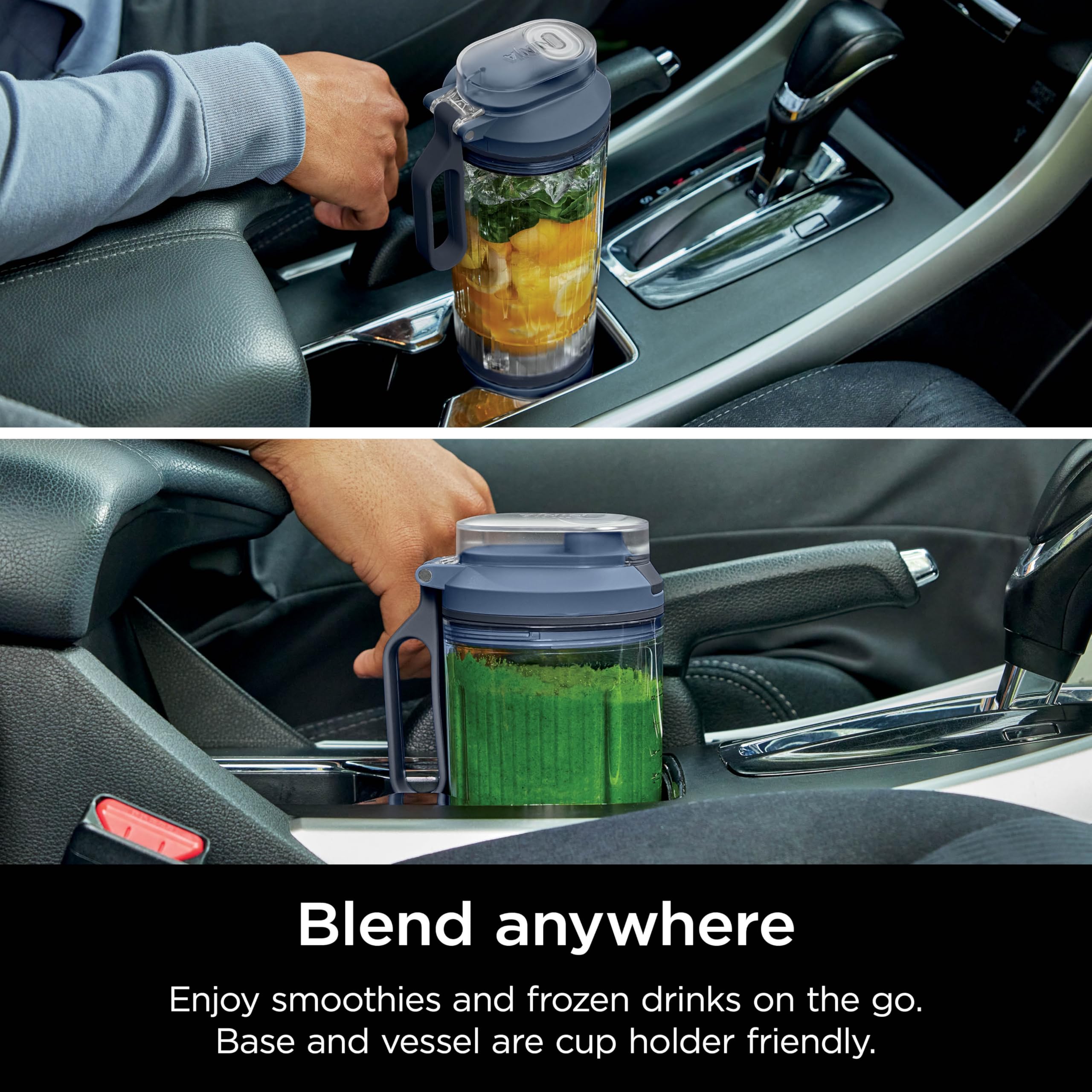 Ninja Blast Max Portable Blender - 22oz Cordless Personal Blender with Twist & Go Technology, 3 Blending Programs for Smoothies, Ice Crushing & More | Leakproof, Dishwasher Safe Navy Blender for Gym, Office & Travel