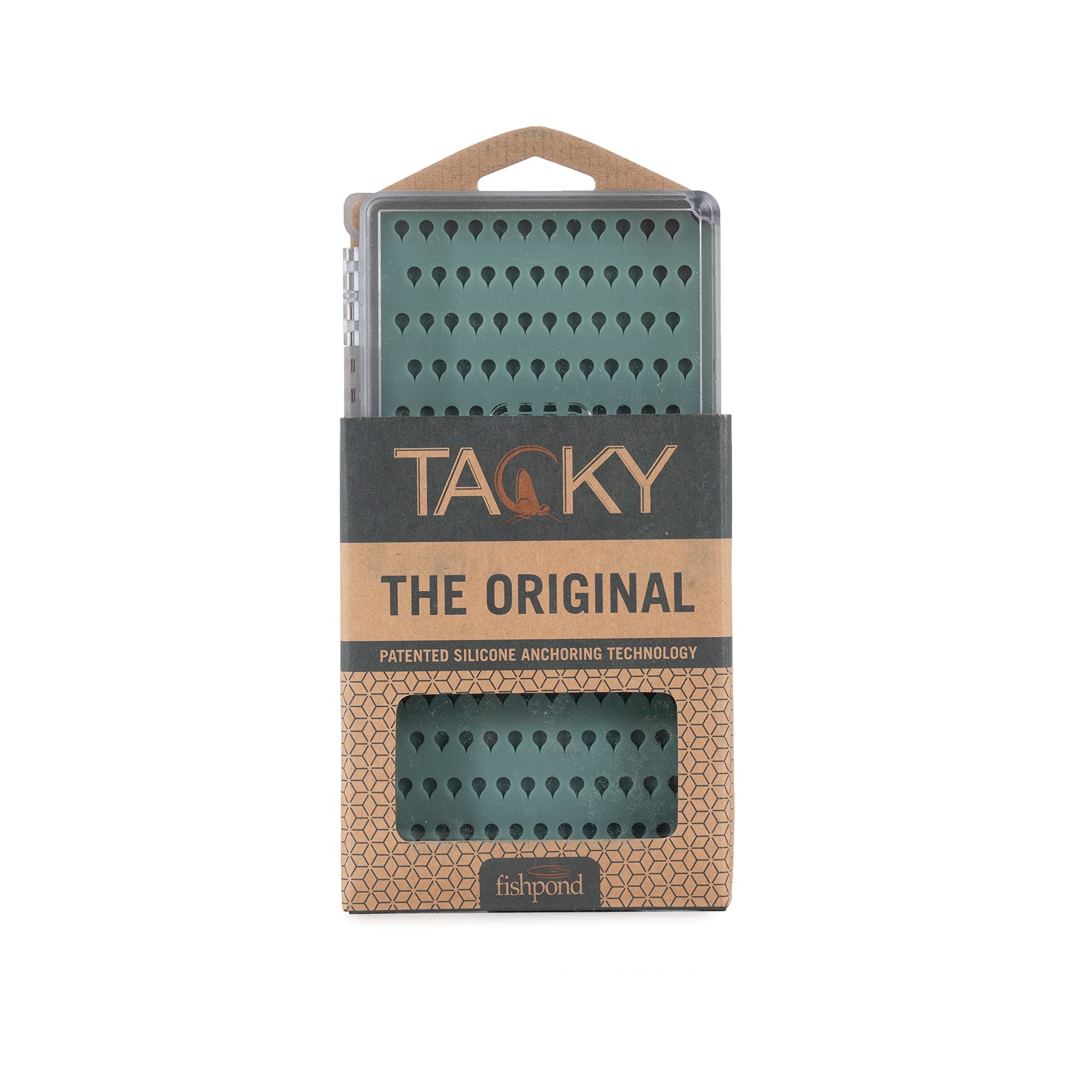 Fishpond Tacky Original Fly Box – Single Sided Silicone Slit Fly Fishing Box | Waterproof & Durable Fly Storage | Perfect for Trout, Bass & Saltwater Fly Fishing | Great for Streams, Rivers & Boat Fishing Trips