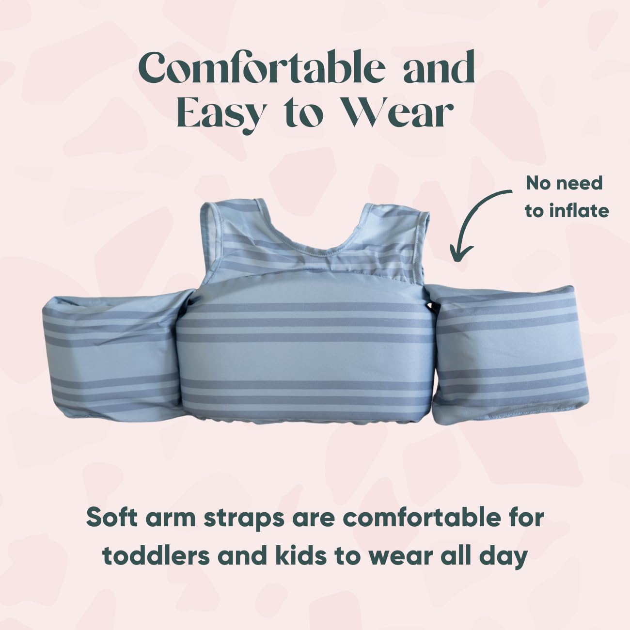 **Best Toddler Swim Vest for Boys & Girls - Adjustable Floaties Jacket with Water Wings - Durable & Comfortable Puddle Jumper for Pool, Beach & Water Play - Safe & Secure Kids Swim Aid**