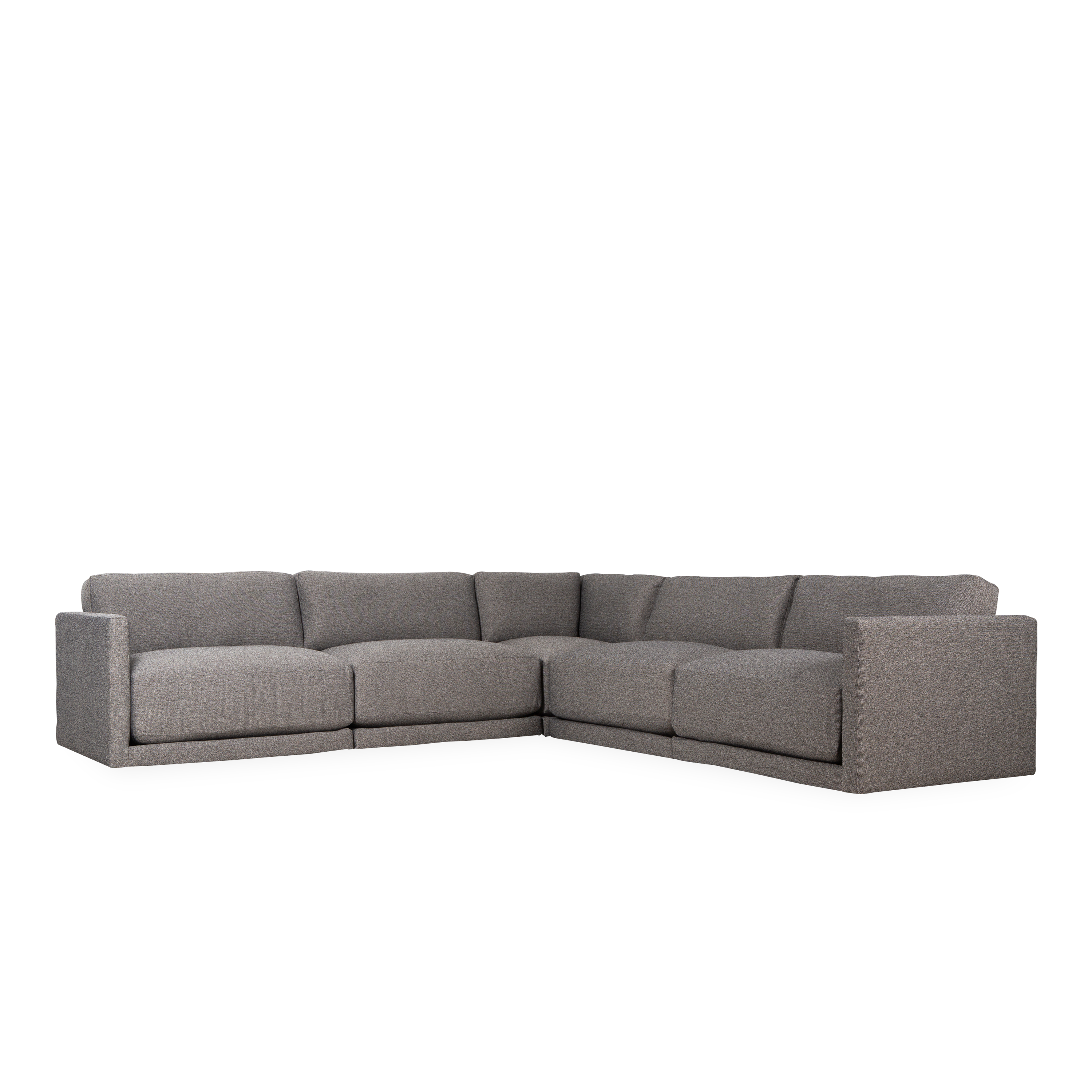 Forum Modular Sectional Sofa - Modern L-Shaped Couch with Reversible Chaise for Living Room, Lounge & Home Theater - Easy to Assemble & Customize Configurations