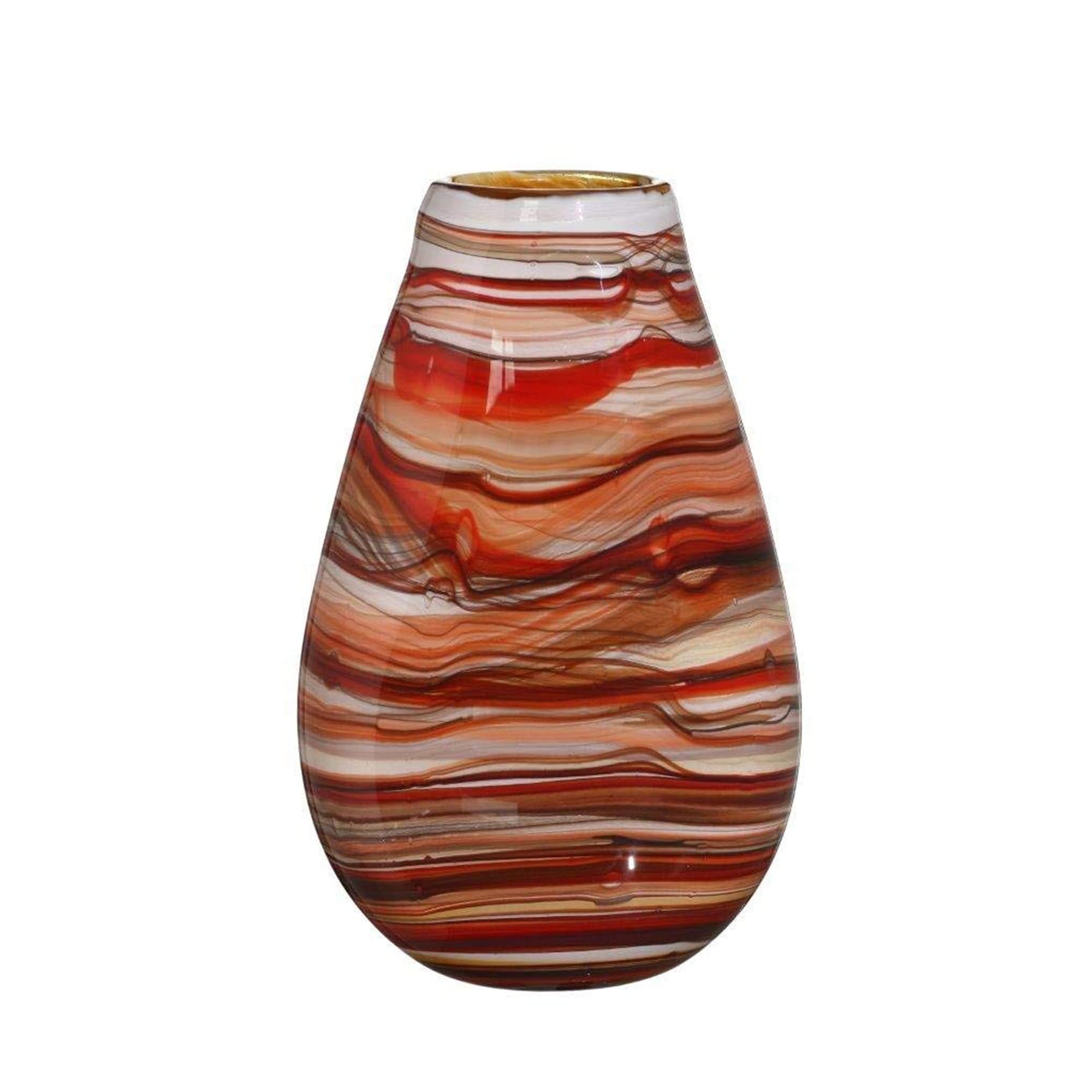 Elegant Modern Glass and Marble Vase - 16