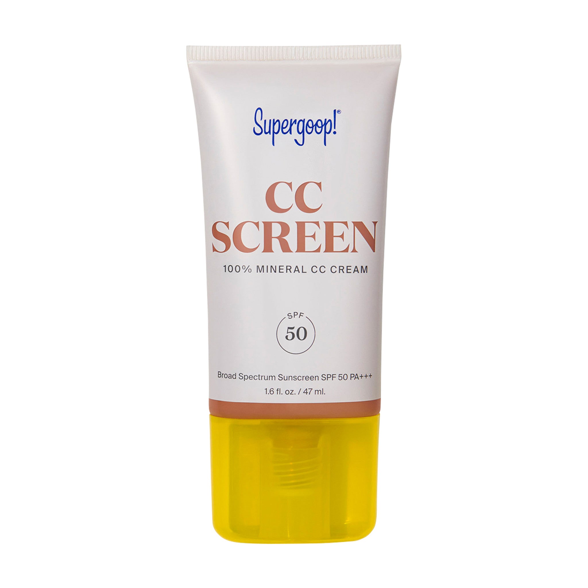 100% Mineral CC Cream with SPF 50 - Natural Sunscreen & Lightweight Foundation for Daily Coverage - Perfect for Sensitive Skin & Everyday Wear