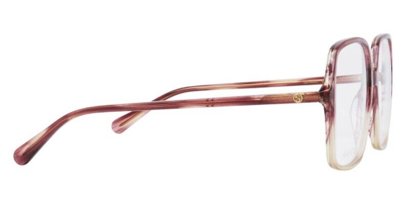 Gucci GG 1003O 004 Red Oversized Square Women's Eyeglasses | Fashion Sunglasses for Women | Perfect for Outdoor Activities, Travel & Everyday Wear