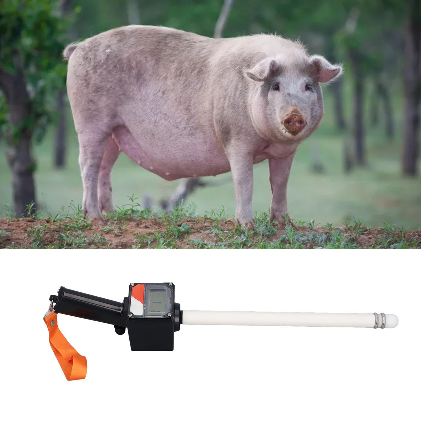 Digital Livestock Ovulation Tester - Accurate Non-Destructive Sow Fertility Probe with LCD Display for Veterinary & Farm Use - Perfect for Breeding Management and Animal Reproduction Monitoring