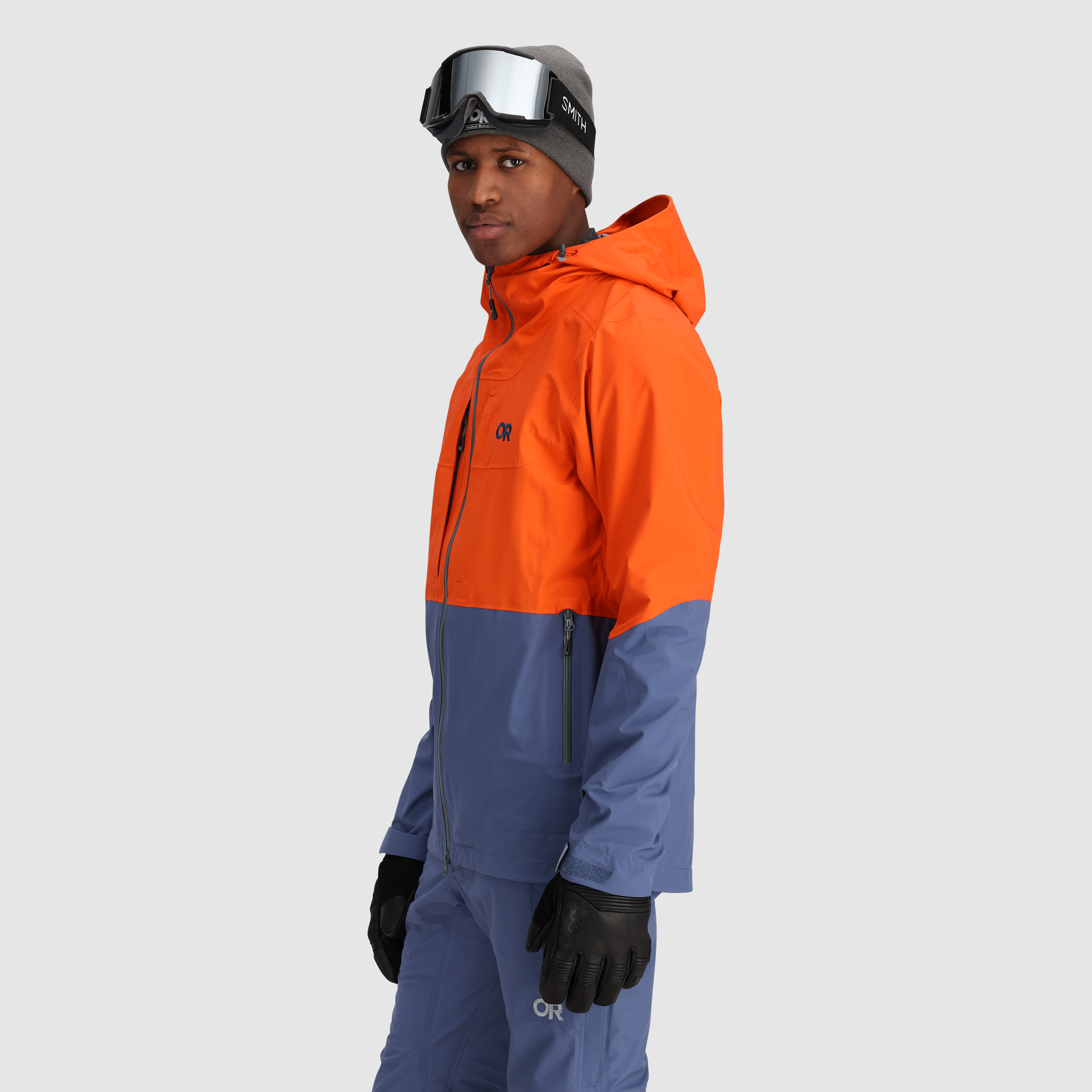 Men's Waterproof Windproof Carbide Jacket - Lightweight Insulated Winter Coat for Hiking, Skiing & Outdoor Activities