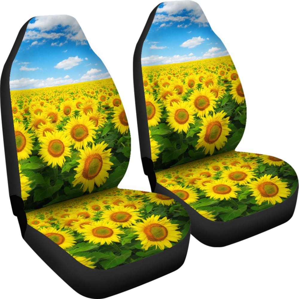 Premium Sunflower Lovers Car Seat Covers - Soft & Durable Auto Accessories for Cars, Trucks & SUVs - Perfect for Road Trips, Daily Commutes & Gift Giving